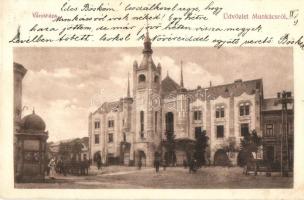 Munkács, Mukacheve; Városháza, kiadja Bertsik Emil / town hall