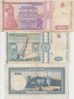 Románia 1936-2000. 10db-os vegyes bankjegy tétel T:vegyes
Romania 1936-2000. 10pcs of various bankn...