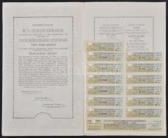 Budapest 1917. "A magyar korona országai, 5-1/2%-kal kamatozó járadékkölcsön - államadóssági kö...