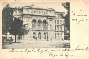 Temesvár, Timisoara; színház, kiadja J. Raschka / theatre