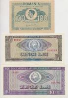Románia 1934-1998. 10db-os vegyes bankjegy tétel T:vegyes
Romania 1934-1998. 10pcs of various bankn...