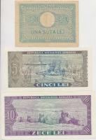 Románia 1934-1998. 10db-os vegyes bankjegy tétel T:vegyes
Romania 1934-1998. 10pcs of various bankn...
