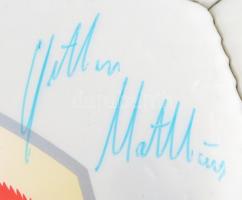 cca 2003 A magyar futball válogatott és Lothar Matthäus volt szövetségi kapitány által aláírt adidas...