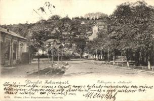 Kolozsvár, Cluj; Fellegvár a sétatérről, kiadja Gibbon Albert / citadel, square