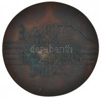 Csíkszentmihályi Róbert (1940-) DN "Bartók Béla és Pásztory Ditta" kétoldalas öntött Br ér...