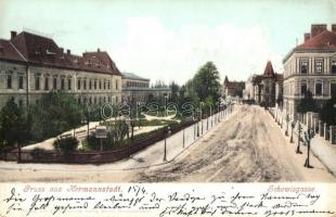 Nagyszeben, Hermannstadt, Sibiu; Schewis utca / Schewisgasse / street