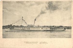 SS Budapest, gőzhajó / steamship (EK)