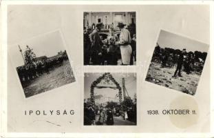 1938 Ipolyság, Sahy; bevonulás / entry of the Hungarian troops (EK)