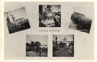 1938 Ipolyság, Sahy; bevonulás / entry of the Hungarian troops (EK)