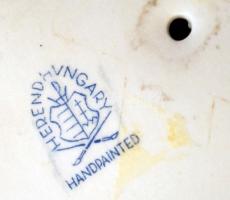 Herendi cipész inas, kézzel festett, jelzett, hibátlan, m:19 cm