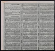 Budapest 1911. "Budapest Székesfőváros" kötelezvénye 400K-ról szelvényekkel + 1913. 400K &...