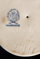 Herendi csizmás fiú, kézzel festett, jelzett, hibátlan, m:20 cm