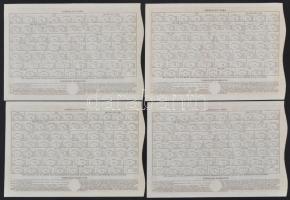 Budapest 1917. "Hadsegítési és Népjóléti nyereménykölcsön" nyereménykötvény 40K-ról, szára...