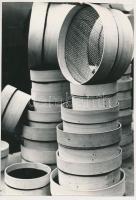 cca 1970 Zsigri Oszkár: Sziták, a szerző által feliratozott vintage fotóművészeti alkotás, 24x16,5 cm