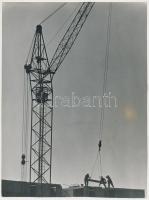 cca 1970 Zsigri Oszkár: Sziták, a szerző által feliratozott vintage fotóművészeti alkotás, 24x16,5 c...