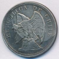 Chile 1932. 1P Ag T:2 patina
Chile 1932. 1 Peso Ag C:XF patina