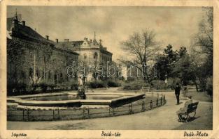 7 db RÉGI magyarországi városképes képeslap, vegyes minőség / 7 old Hungarian town-view postcards, m...
