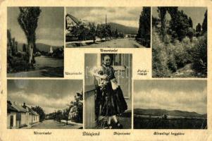 7 db RÉGI magyarországi városképes képeslap, vegyes minőség / 7 old Hungarian town-view postcards, m...