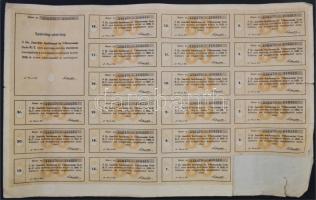 Budapest 1922. "Dr. Just-féle Izzólámpa és Villamossági Gyár Részvénytársaság" 50 részvény...