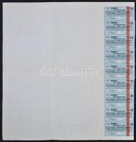 Budapest 1935. "Budapest Székesfővárosi Közlekedési Rt." 25 "B" kötvénye szelvén...