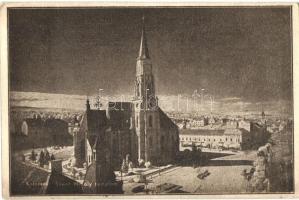 1940 Kolozsvár hazatért, Cluj; Szent Mihály templom / church (fa)