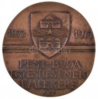 Asszonyi Tamás (1942-) 1973. "Budapest MDCCCLXXIII / 1873-1973 Pest-Buda egyesítésének emlékére...