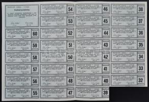 Csepel 1939. "Csepeli Takarékpénztár Részvénytársaság" 10 részvénye összesen 50P-ről T:I