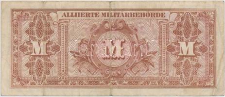 Német 3. Birodalom / Szövetséges megszállás 1944. 100M nyolcjegyű sorszám T:III,III-
German Third R...