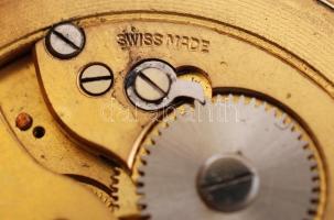 Arany (Au.) 14 K Chronometer Serdix zsebóra, másodpercmutatós, működik, jelzett, arany (Au) 14 K lán...