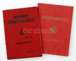1949, 1953 Országos Tűzoltó Egyesület által kiadott tagsági könyv
