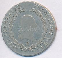 1815B 20kr Ag "I. Ferenc" T:2-,3