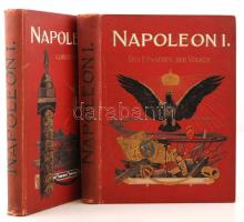 Pflug-Hartung, Dr. Julius v.: Napoleon I. 1. Revolution und Kaiserreich 2. Das Erwachen der Völker;  Berlin, J.W. Spaeth Verlag, Festett egészvászon kötésben, kis kopásoktól eltekintve jó állapotban / In slightly damaged linen binding