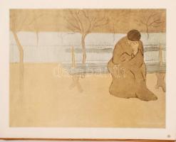 1902 Rippl-Rónai József Merkur Palotában tartott, egyik első kiállításának katalógusa. 1t (a művész ...