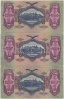 1930. 100P (5x) 3db "*E" + 2db hamis nyilaskeresztes ráfestéssel + 1932. 50P hamis nyilask...