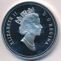 Kanada 1993. 1$ Ag "Stanley-kupa jégkorong" eredeti dísztokban tanúsítvánnyal T:PP
Canada...