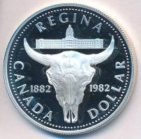 Kanada 1982. 1$ Ag "Regina" T:PP  Canada 1982. 1 Dollar Ag "Regina" C:PP