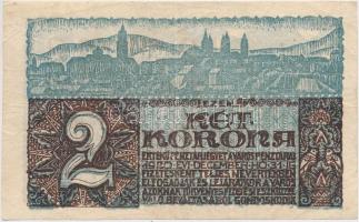 Pécs 1920. 2K pénztárjegy T:III,III-