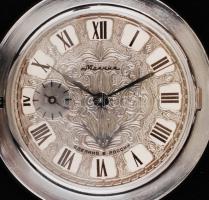 Moszkva zsebóra, fém-zománc, működik, d:5 cm