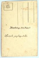 1930 Körösladány, Levente zászló szentelés. Fotólap