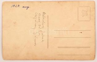 1927 Cserkész táborozók fotólap / Scout campers