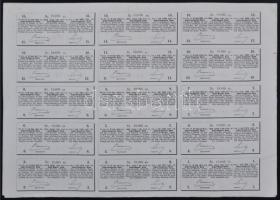 Budapest 1875. "Angol-Magyar Bank" részvénye 100Ft-ról szelvényekkel, bélyegzéssel T:II-