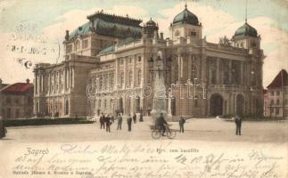 Zagreb, Hrv. zem kazaliste / theatre