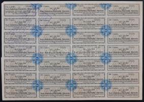 Budapest 1876. "Győr-sopron-ebenfurti vasút" részvénye 200Ft-ról magyar és német nyelven s...