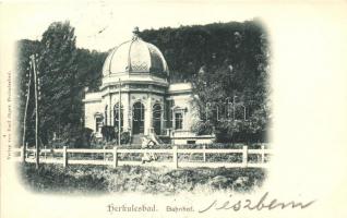 1899 Herkulesfürdő, Baile Herculane; vasútállomás / railway station