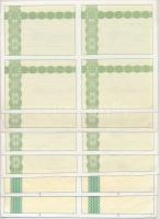 Budapest 1994-1996. "Reallízing" változó kamatozású kötvény 100.000Ft-ról (6x) T:I-,II