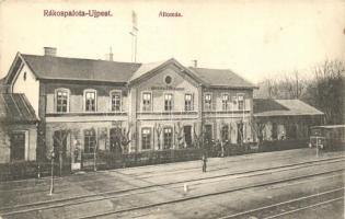 Budapest XV. Rákospalota-Újpest, vasútállomás, kiadja Bíró József