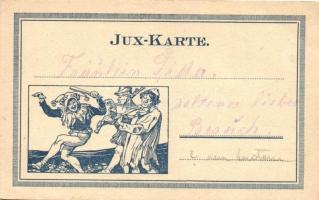 Jux-Karte / Joke-card, humour, fool (EB)