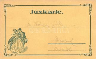 Jux-Karte / Joke-card, humour, couple (EK)