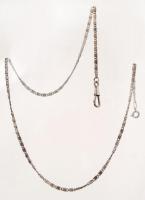 Régi ezüst nyaklánc, Ag., 7gr., jelzett, 47cm/ Old silver necklace, Ag., 7gr. marked, 47cm