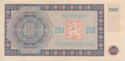 Csehszlovákia 1945. 1000K T:III
Czechoslovakia 1945. 1000 Korun C:F